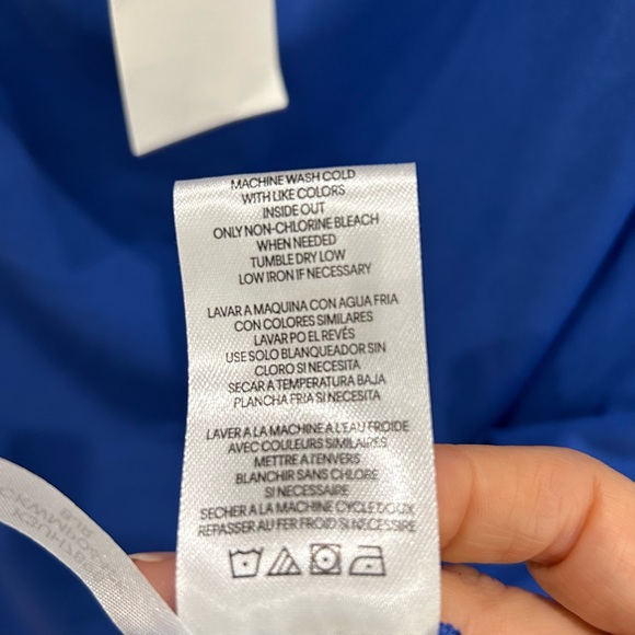 Calvin Klein cowl neck sleeveless top, cobalt blue, Sz Lg- New - Picture 9 of 11